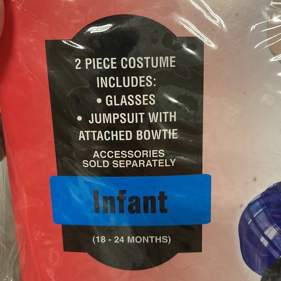 Infant Nursery Nerd Costume by Incharacter Costumes LLC 16045 18/24m - Picture 3 of 10